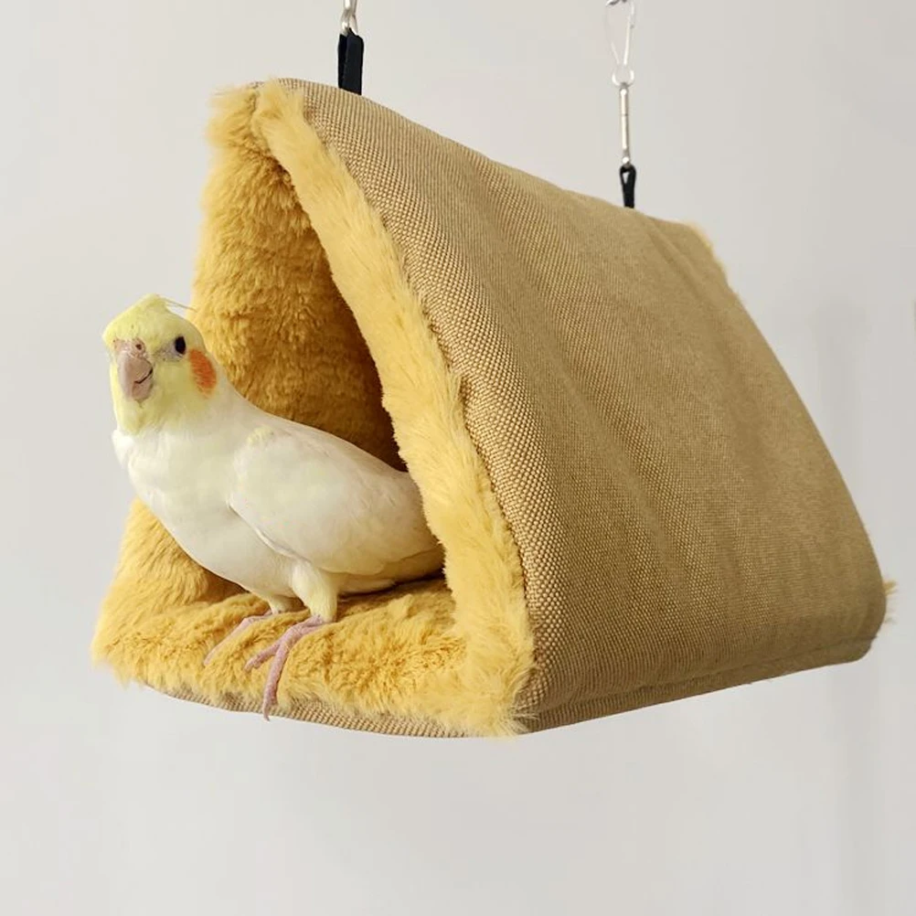 Parrot Hammock Swing Cuddle Nest Linen Fabric Wear Resistant Warm Comfortable Hanging Bird Cage Decor Accessories
Parrot Hammock Swing Cuddle Nest Linen Fabric Wear Resistant Warm Comfortable Hanging Bird Cage Decor Accessories