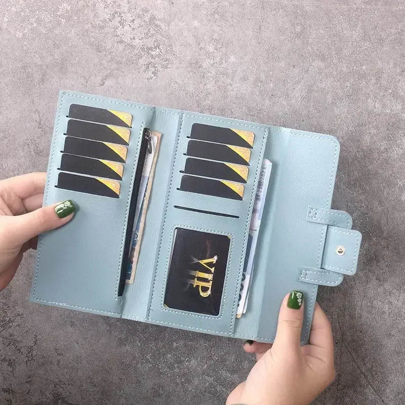 Women's PU Leather Wallet - Long Hasp Clutch with Coin Pocket & Phone Slot, Thin Solid Color Luxury Purse дамы сумкі 지갑
Women's PU Leather Wallet - Long Hasp Clutch with Coin Pocket & Phone Slot, Thin Solid Color Luxury Purse дамы сумкі 지갑