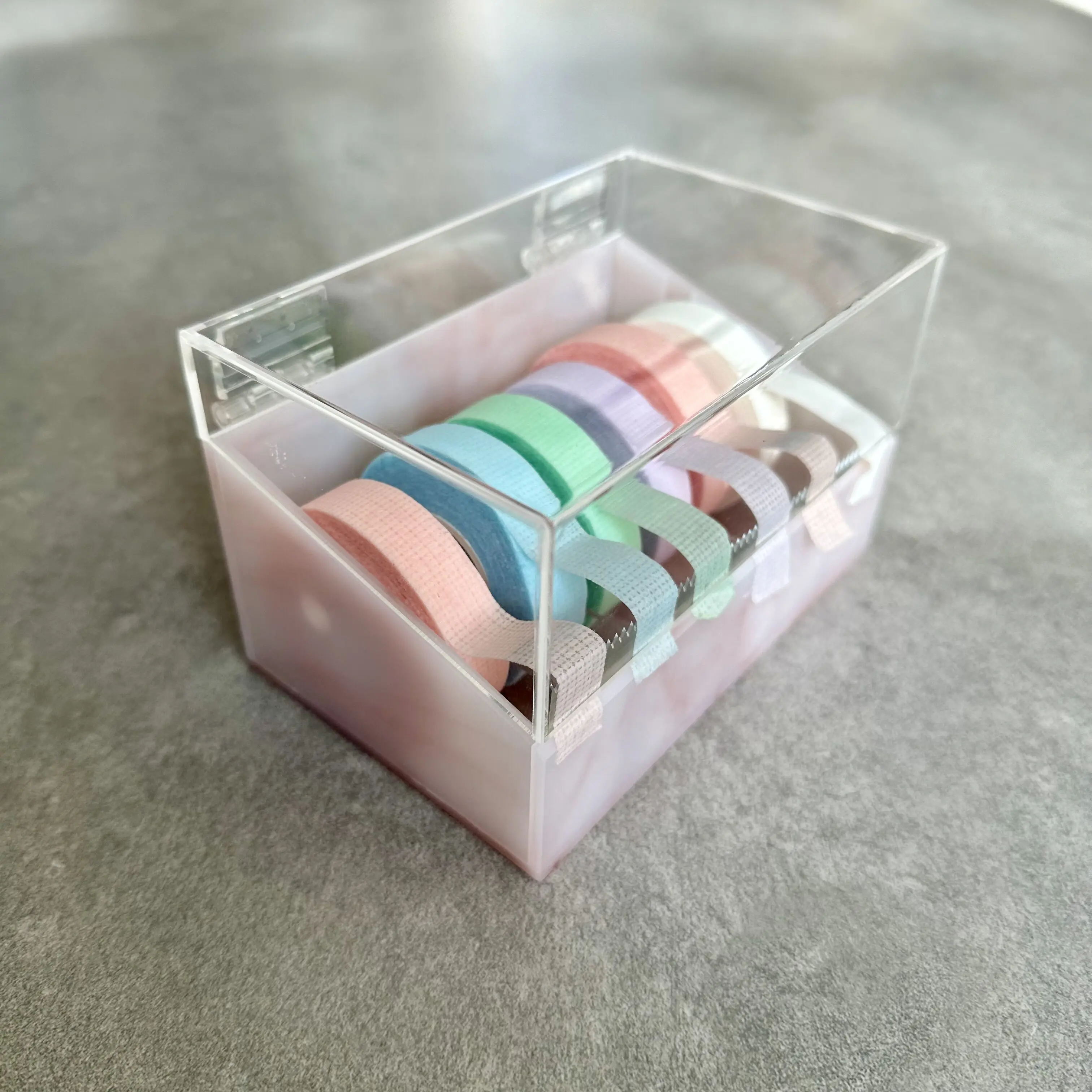Macaron color tape organizer dispenser stationery supplies eyelash extension tape dispenser tape cutter
Macaron color tape organizer dispenser stationery supplies eyelash extension tape dispenser tape cutter