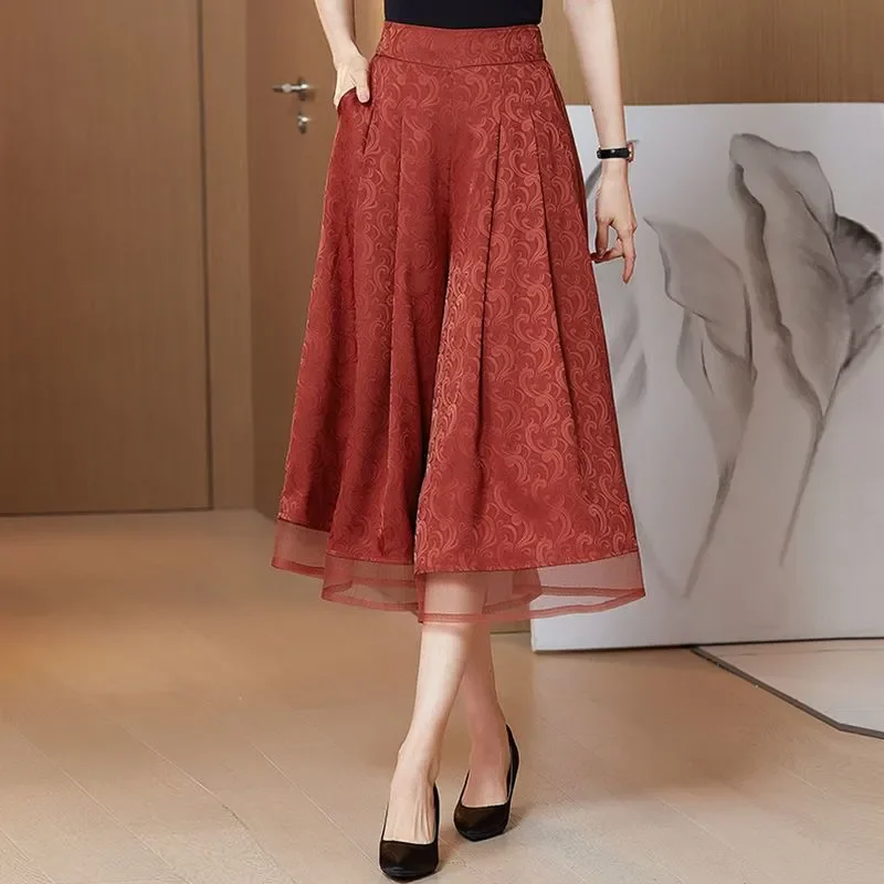 Elegant A Line Midi Skirt For Women With Paisley Pattern And Pockets Office Wear Loose Fit Natural Waistline Spring Autumn Style
Elegant A Line Midi Skirt For Women With Paisley Pattern And Pockets Office Wear Loose Fit Natural Waistline Spring Autumn Style
