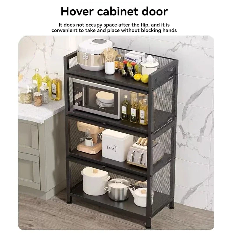 Kitchen Shelf, Multi-layer With Cabinet Door, Wall Mounted Storage Cabinet, Steel Bookshelf, Living Room Dust-proof Display Cabi
Kitchen Shelf, Multi-layer With Cabinet Door, Wall Mounted Storage Cabinet, Steel Bookshelf, Living Room Dust-proof Display Cabi