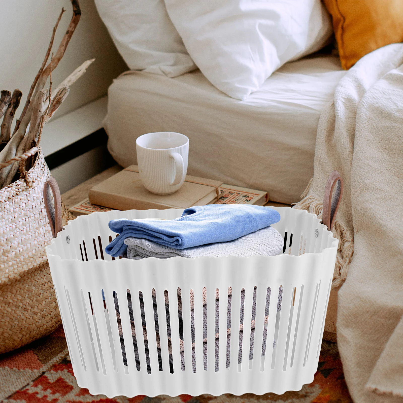 2pcs Laundry Basket With Handle Large Capacity Storage Basket Bathroom Bedroom Laundry Hamper Reusable Plastic Clothes
2pcs Laundry Basket With Handle Large Capacity Storage Basket Bathroom Bedroom Laundry Hamper Reusable Plastic Clothes