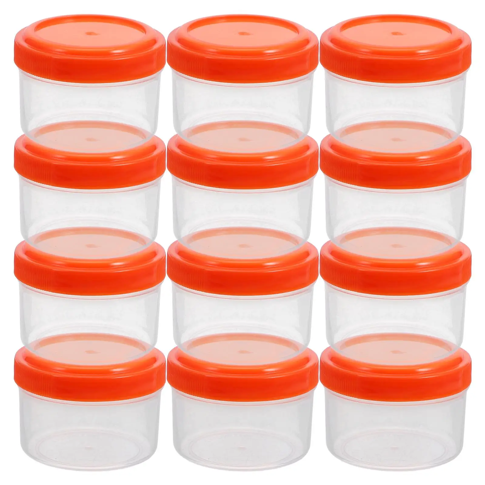 12 Pcs Clear Condiment Bottles Reusable Small Dressing Containers with Lids for Sauces Ketchup Salad Mustard Portable Travel
12 Pcs Clear Condiment Bottles Reusable Small Dressing Containers with Lids for Sauces Ketchup Salad Mustard Portable Travel