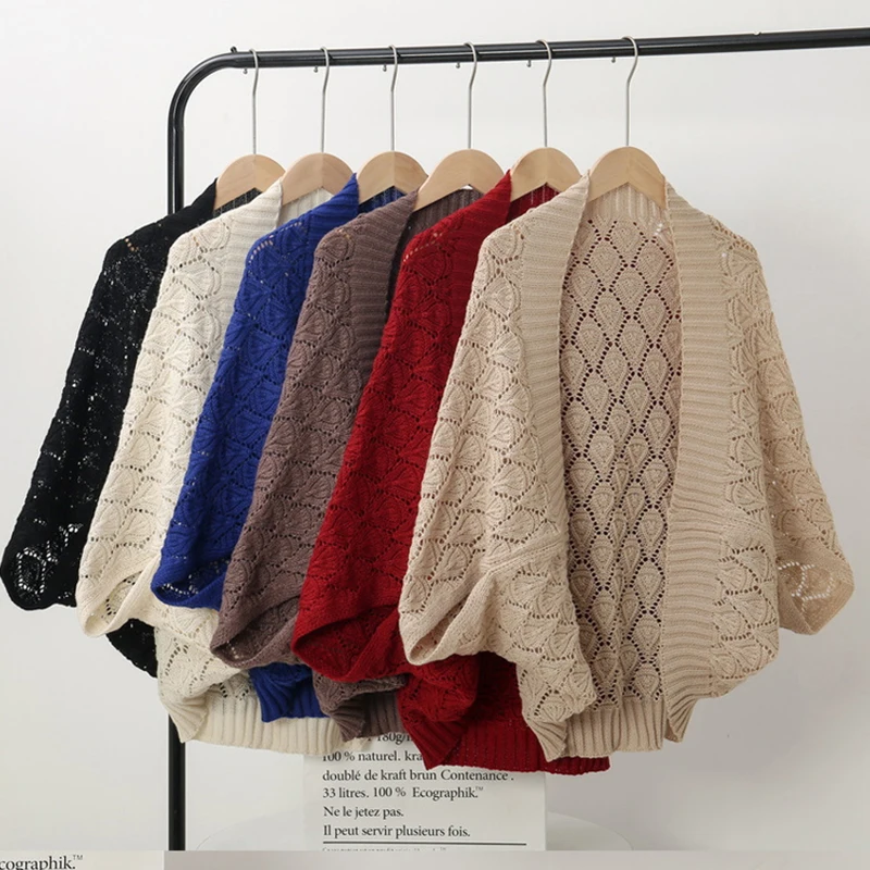 Multifunctional Cardigan Scarf Women Autumn Winter Windproof Warm Shawl Wrap Solid Color Hollow Out Knitted Wrap Scarves
Multifunctional Cardigan Scarf Women Autumn Winter Windproof Warm Shawl Wrap Solid Color Hollow Out Knitted Wrap Scarves