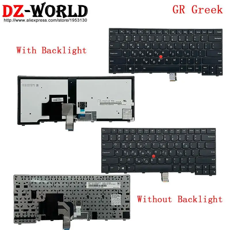 Клавиатура GR с греческой подсветкой для ноутбука Lenovo Thinkpad T460 T450 T450s T440s T440 T440P L440 L450 L460 L470 01EN481 01AX323
Клавиатура GR с греческой подсветкой для ноутбука Lenovo Thinkpad T460 T450 T450s T440s T440 T440P L440 L450 L460 L470 01EN481 01AX323