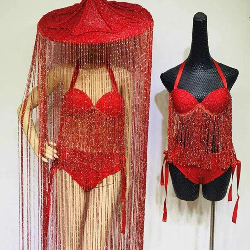 Nightclub DJ Performance Costume for Women Stage Show Tassel Conical Hat Sexy Singer Outfit for Bar Rave Party/Holiday DIY Decor
Nightclub DJ Performance Costume for Women Stage Show Tassel Conical Hat Sexy Singer Outfit for Bar Rave Party/Holiday DIY Decor