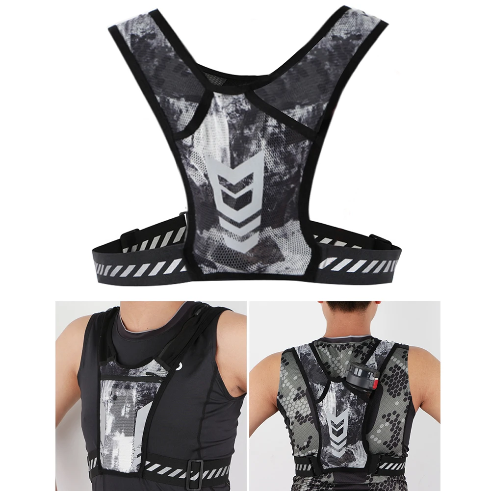 Reflective Hydration Backpack Mesh Breathable Water Bottle Bag Lightweight Elastic Women Men Large Capacity for Jogging Fitness
Reflective Hydration Backpack Mesh Breathable Water Bottle Bag Lightweight Elastic Women Men Large Capacity for Jogging Fitness