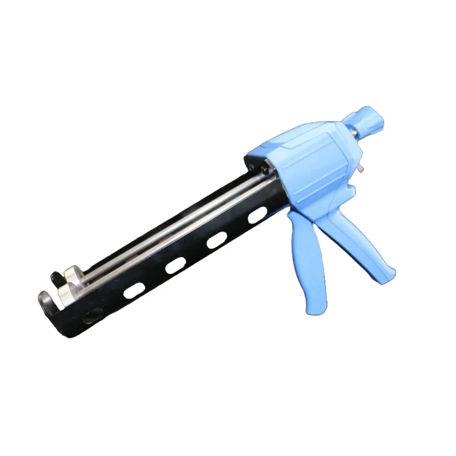 Manual 600ML 1:1 Caulking Gun Double Cartridges Silicone Glue Gun 
Manual 600ML 1:1 Caulking Gun Double Cartridges Silicone Glue Gun