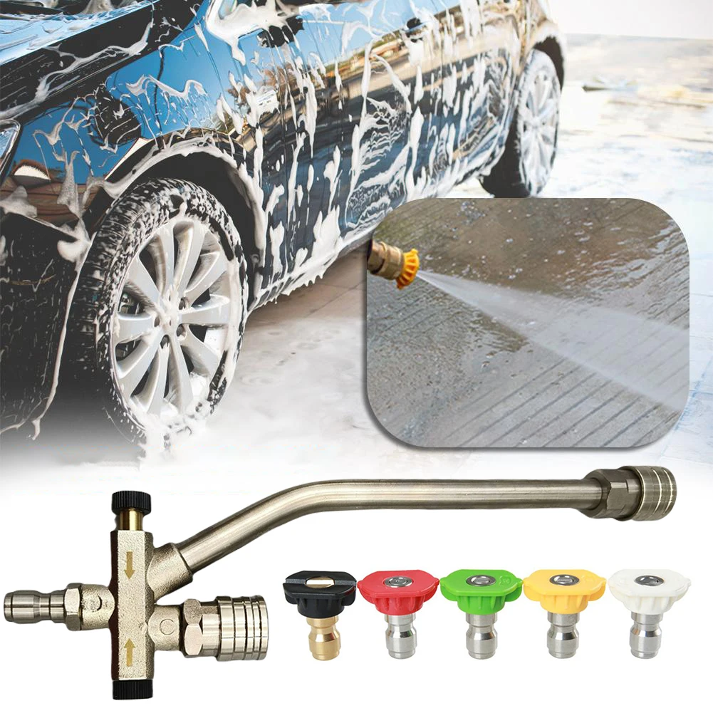 Dual Valve Foam Cannon 1/4 Quick Connect Dual Valve Snow Foam Spray Gun Stainless Steel Dual Purpose Switch with Colorful Nozzle
Dual Valve Foam Cannon 1/4 Quick Connect Dual Valve Snow Foam Spray Gun Stainless Steel Dual Purpose Switch with Colorful Nozzle