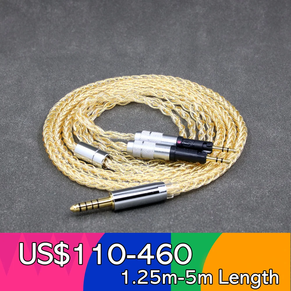 8 Core 99% 7n Pure Silver 24k Gold Plated Earphone Cable For Audio-Technica ATH-R70XA ATH-R70X headphone LN008434
8 Core 99% 7n Pure Silver 24k Gold Plated Earphone Cable For Audio-Technica ATH-R70XA ATH-R70X headphone LN008434