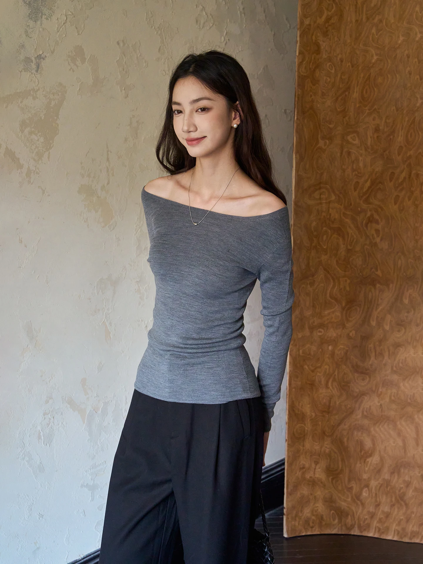 Summersalt25 Soft Wool Blend Base irt Women's One oulder Multi-Wear Sle Early Autumn High Quali Knitted French Sle
Summersalt25 Soft Wool Blend Base irt Women's One oulder Multi-Wear Sle Early Autumn High Quali Knitted French Sle