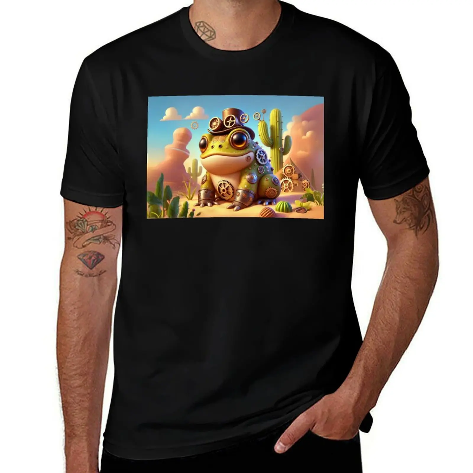 Steampunk Spadefoot Toad T-Shirt graphic tee shirt basketball graphic tees custom t shirt Men's t-shirts
Steampunk Spadefoot Toad T-Shirt graphic tee shirt basketball graphic tees custom t shirt Men's t-shirts