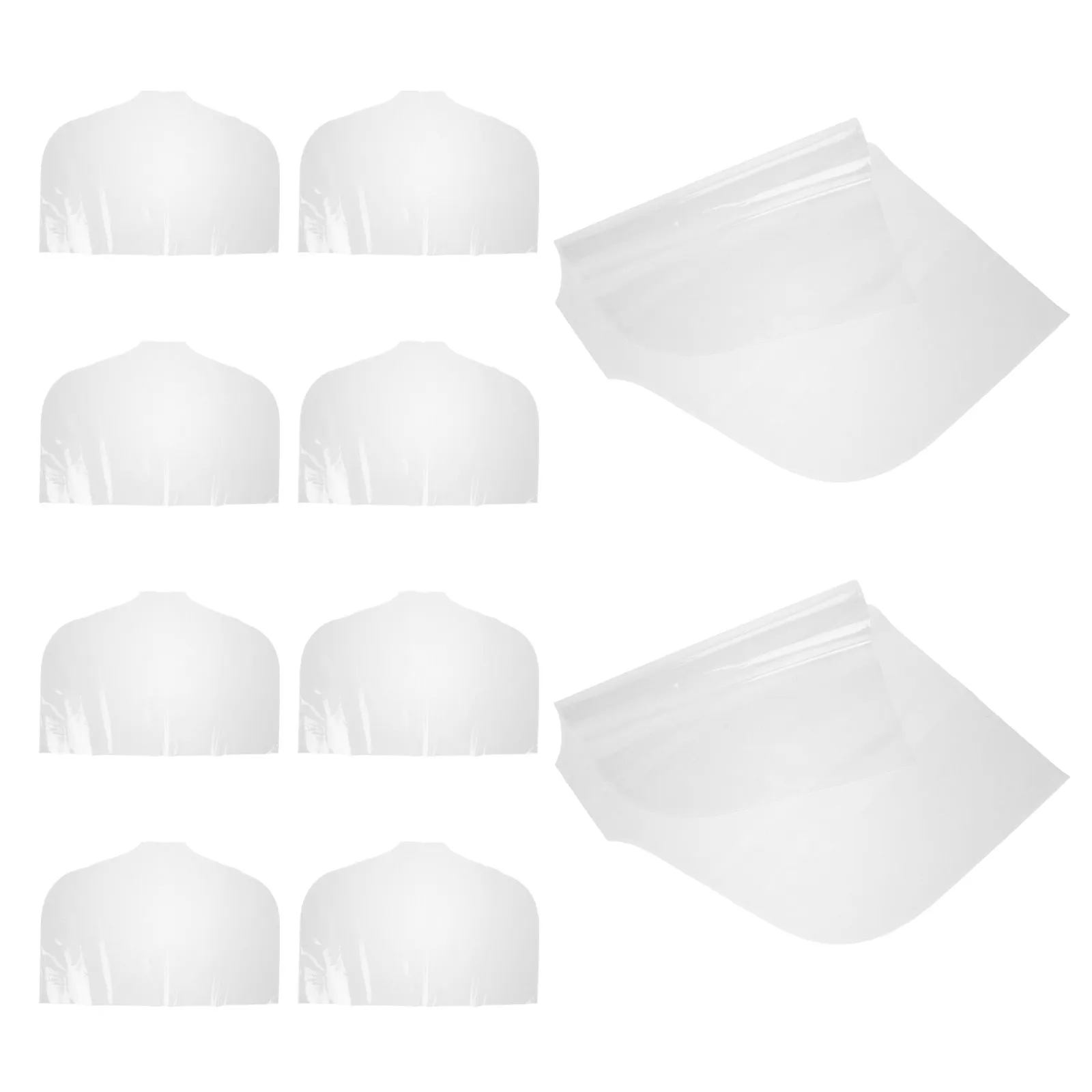 10Pcs Clear Plastic Garment Cover for Hanging Clothes Thick Dust Proof Protector for Suits Coats Closet Organization
10Pcs Clear Plastic Garment Cover for Hanging Clothes Thick Dust Proof Protector for Suits Coats Closet Organization