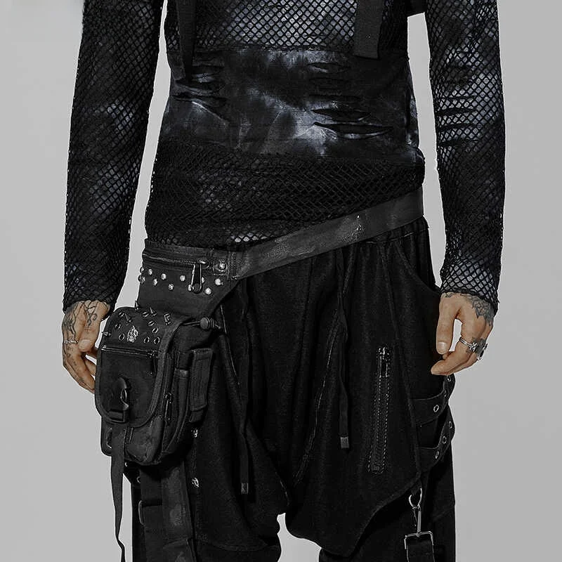 Punk Rave Men's Multi-Functional Waist Bag Apocalyptic Style Versatile Trendy Bag for Various Occasions
Punk Rave Men's Multi-Functional Waist Bag Apocalyptic Style Versatile Trendy Bag for Various Occasions
