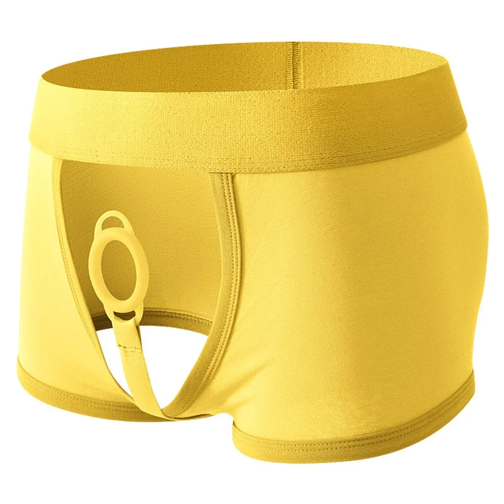 Men's Panties Front O-Ring Boxer Shorts Sexy Cotton Underwear Low Waist Lingerie Briefs Exposed Cock Male Ring Shorts Underpants
Men's Panties Front O-Ring Boxer Shorts Sexy Cotton Underwear Low Waist Lingerie Briefs Exposed Cock Male Ring Shorts Underpants