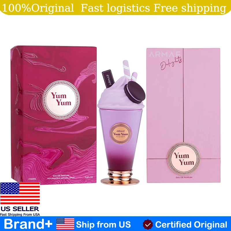 Armaf Delights Yum Yum 100ML Hair and Body Spray Long Lasting Fragrance Cologne Persistence Pheromone Portable Birthday Gift
Armaf Delights Yum Yum 100ML Hair and Body Spray Long Lasting Fragrance Cologne Persistence Pheromone Portable Birthday Gift