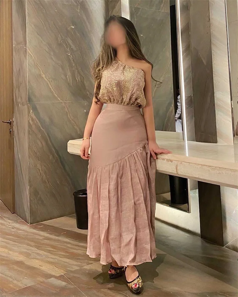 Noble Popular Pink A-Line One Shoulder Prom Dress Ankle-Length With Draped Evening Summer Party Dress For Women2023
Noble Popular Pink A-Line One Shoulder Prom Dress Ankle-Length With Draped Evening Summer Party Dress For Women2023