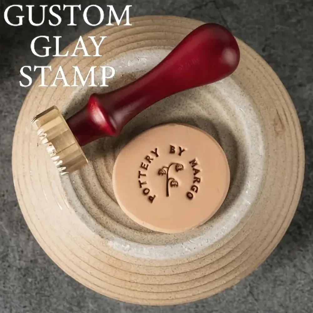 DIY Clay Seal Set -Customizable 25mm Copper Craft Tool with 1 Wooden Handle,Unique Pottery Clay Craft and Signature Design
DIY Clay Seal Set -Customizable 25mm Copper Craft Tool with 1 Wooden Handle,Unique Pottery Clay Craft and Signature Design