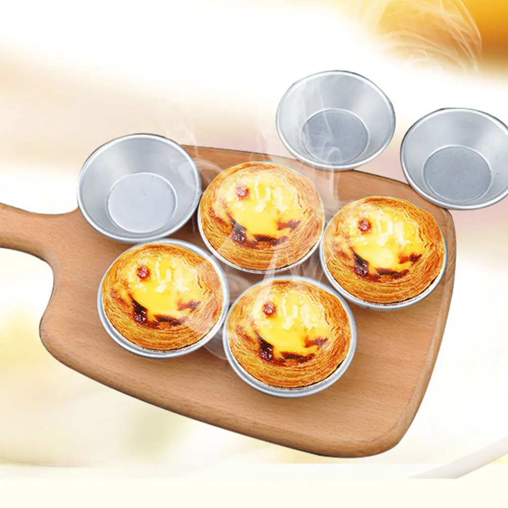 10Pcs Non-Stick Egg Tart Molds Baking Pans for Fruit Tart Mini Cupcakes Easy to Use and Clean Kitchen Essential
10Pcs Non-Stick Egg Tart Molds Baking Pans for Fruit Tart Mini Cupcakes Easy to Use and Clean Kitchen Essential