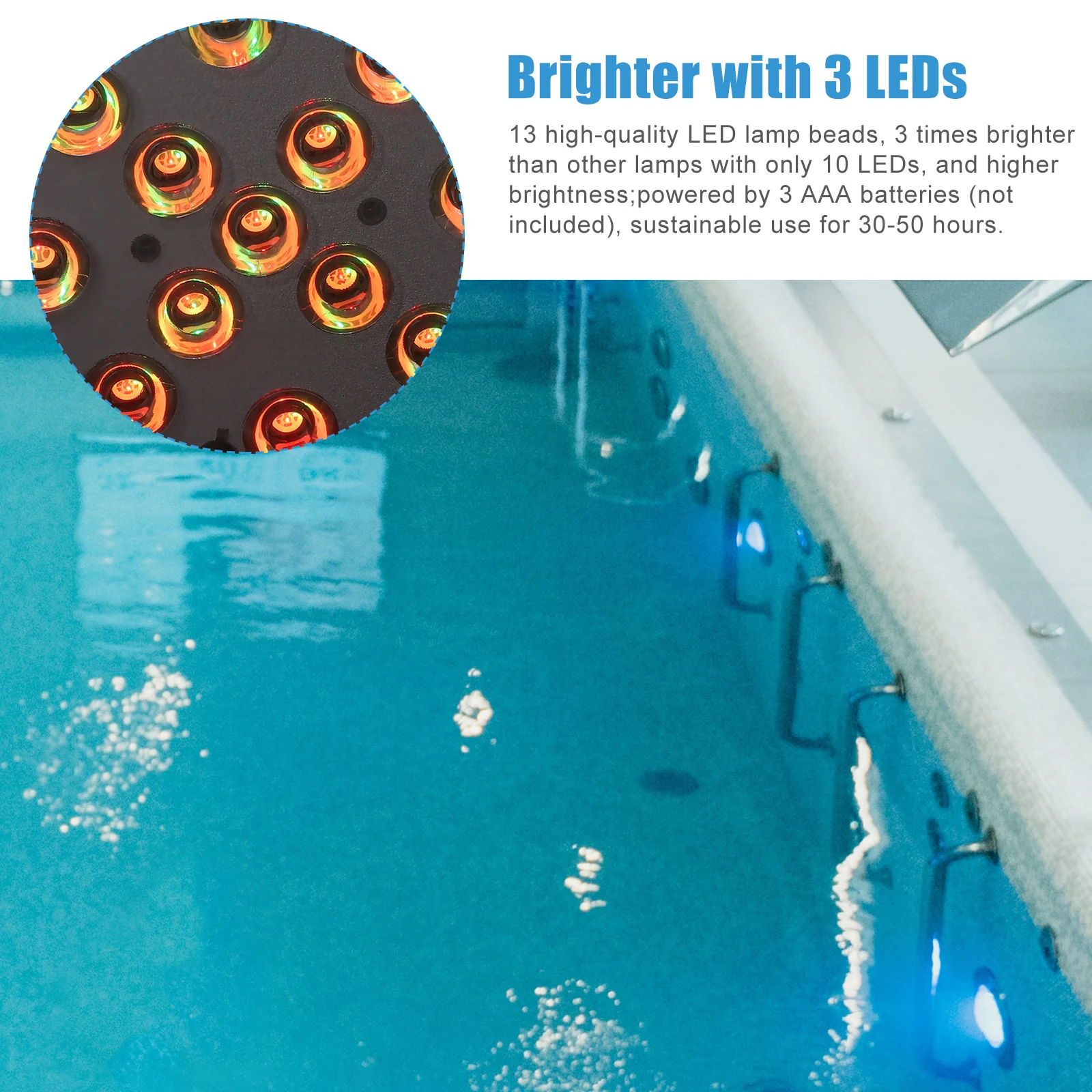 1Set Waterproof Submersible LED Pool Light with Built-in Magnets Strong Absorption Multi-Color Underwater Lamp for Aquarium Pond 
1Set Waterproof Submersible LED Pool Light with Built-in Magnets Strong Absorption Multi-Color Underwater Lamp for Aquarium Pond