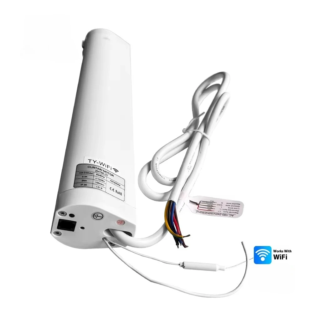 Tuya Smart Home App Remote Control Speed Adjustable 2.0N 100kg Load 5 Wires Strong WiFi Curtain Motors for Hotel Villa
Tuya Smart Home App Remote Control Speed Adjustable 2.0N 100kg Load 5 Wires Strong WiFi Curtain Motors for Hotel Villa