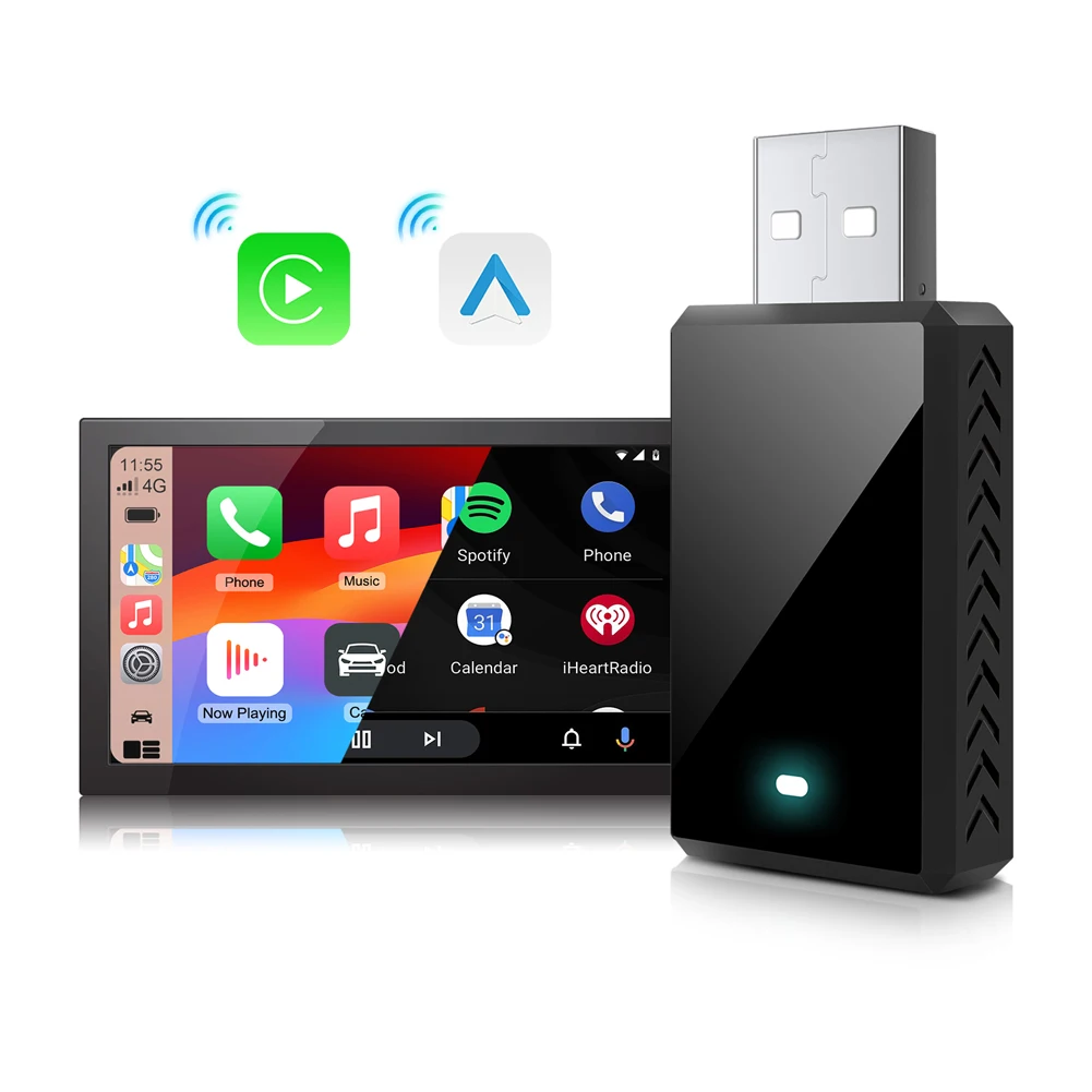 Wired To Wireless Carplay & Android Auto Smart Mini Box USB Plug and Play AI Box OTA Upgrade for Wired CarPlay Android Auto Cars
Wired To Wireless Carplay & Android Auto Smart Mini Box USB Plug and Play AI Box OTA Upgrade for Wired CarPlay Android Auto Cars