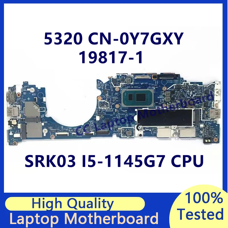 CN-0Y7GXY 0Y7GXY Y7GXY Mainboard For DELL 5320 Laptop Motherboard With SRK03 I5-1145G7 CPU 19817-1 100% Full Tested Working Well
CN-0Y7GXY 0Y7GXY Y7GXY Mainboard For DELL 5320 Laptop Motherboard With SRK03 I5-1145G7 CPU 19817-1 100% Full Tested Working Well