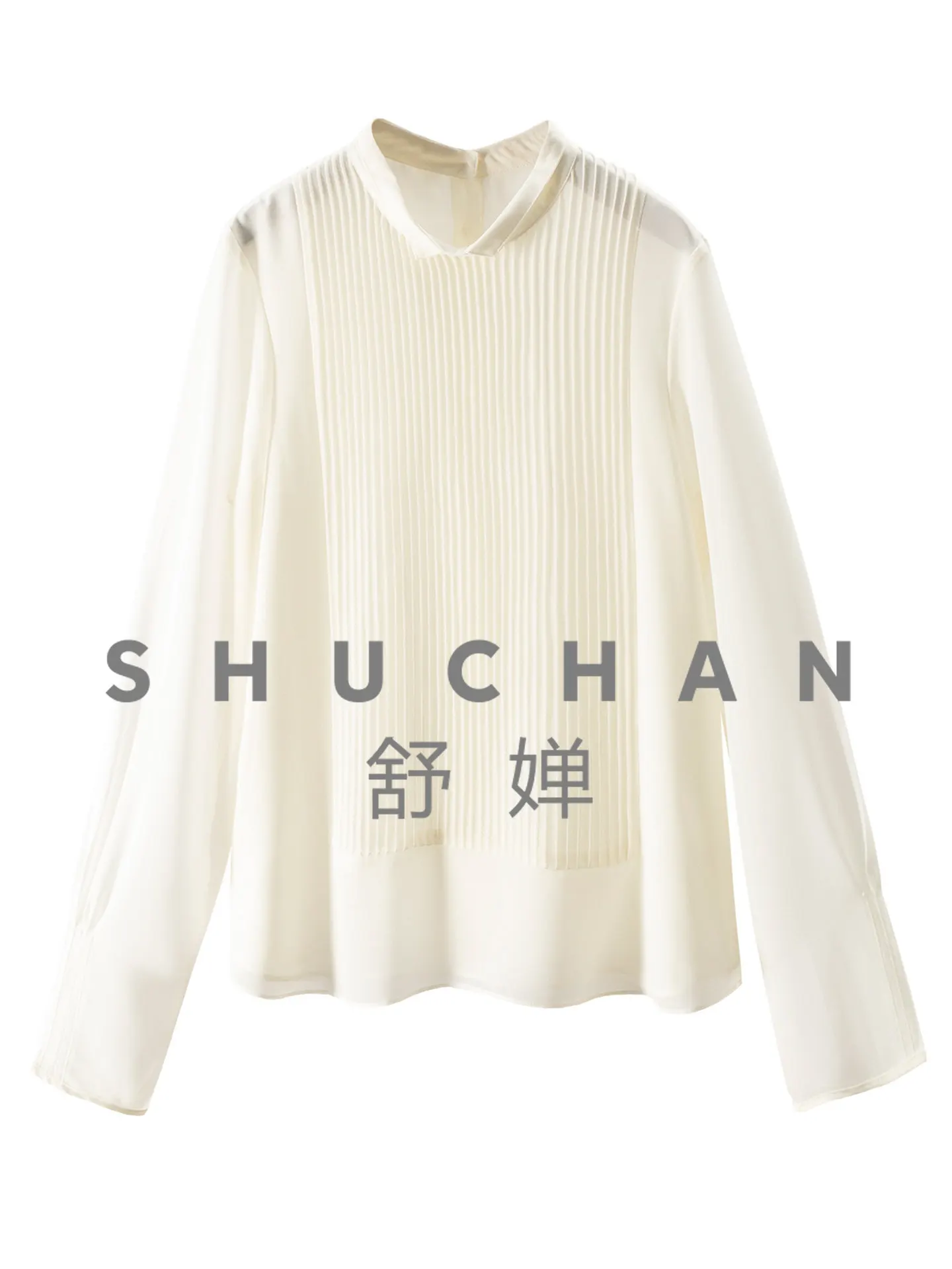 High texture, soft French fairy, thin temperament, Tucker pleated stand-up collar shirt women's 39G6
High texture, soft French fairy, thin temperament, Tucker pleated stand-up collar shirt women's 39G6