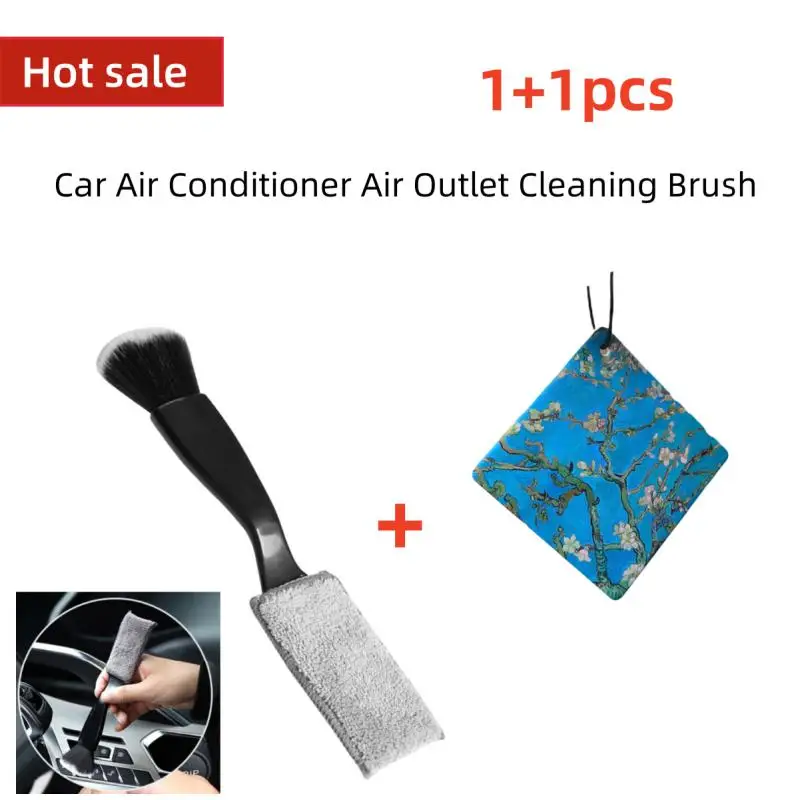 Car Cleaning Tools Air Conditioning Air Exhaust Cleaning Dust Removal Soft Brush Multifunctional Car Interior Cleaning Tool 2Pc
Car Cleaning Tools Air Conditioning Air Exhaust Cleaning Dust Removal Soft Brush Multifunctional Car Interior Cleaning Tool 2Pc
