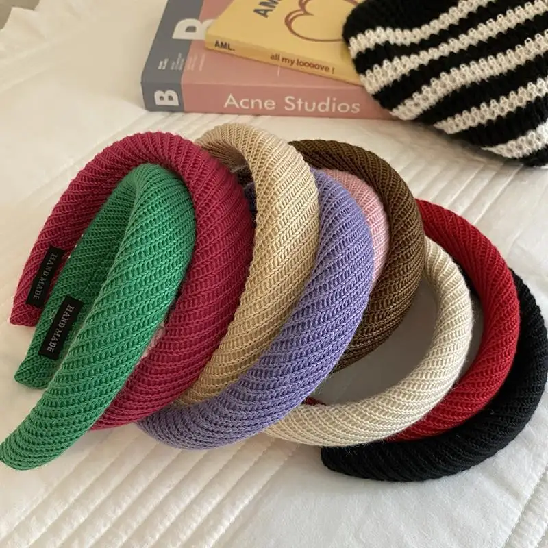YHJ Fashion Hairband Headband Knitted Yarn Accessories Headbands Ladies Fashion Hair Thick Warm Hair Band in Winter for Women
YHJ Fashion Hairband Headband Knitted Yarn Accessories Headbands Ladies Fashion Hair Thick Warm Hair Band in Winter for Women