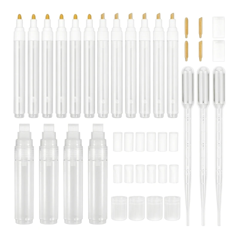 CORA Multiple Tip White Marker White Paint Pen White Paint Marker Art Marker Set 16 Markers With Refill Able Systems
CORA Multiple Tip White Marker White Paint Pen White Paint Marker Art Marker Set 16 Markers With Refill Able Systems
