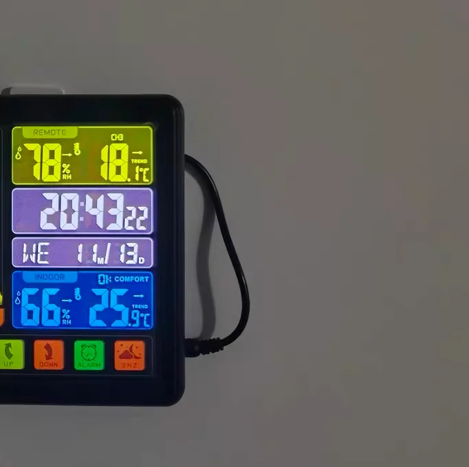 Digital Room Thermometer Hygrometer with Large Backlit LCD Display, Energy-Saving Low-Power for Home Office & Indoor
Digital Room Thermometer Hygrometer with Large Backlit LCD Display, Energy-Saving Low-Power for Home Office & Indoor