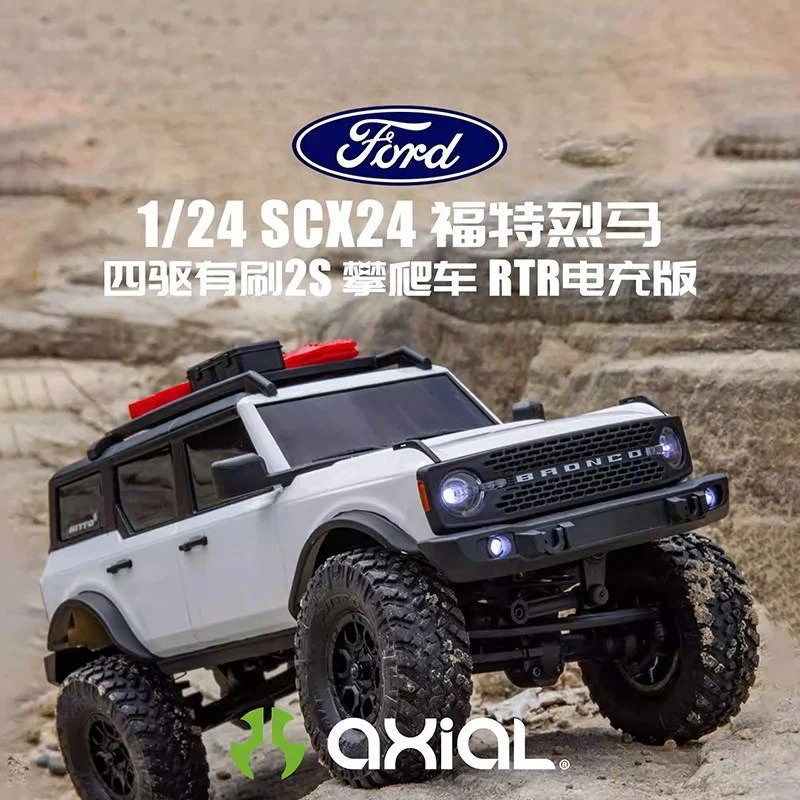RC Climbing Car For AXIAL 1/24 SCX24 Bronco 4WD Brushed 2S RTR All-Terrain Passability Stable Climbing Run Crawler Model
RC Climbing Car For AXIAL 1/24 SCX24 Bronco 4WD Brushed 2S RTR All-Terrain Passability Stable Climbing Run Crawler Model