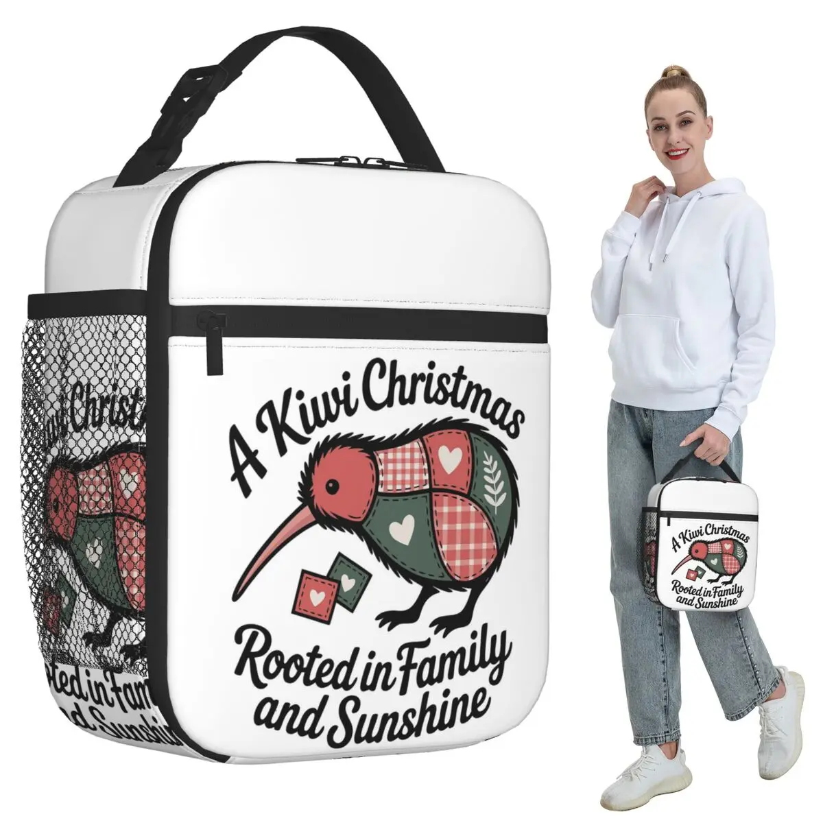 Сумка-холодильник для обедов Patchwork Kiwi Silhouette - утепленная сумка для обедов в стиле Рождественского киви для женщин, термосумка для еды, офисная сумка-холодильник, термоконтейнер для еды.
Сумка-холодильник для обедов Patchwork Kiwi Silhouette - утепленная сумка для обедов в стиле Рождественского киви для женщин, термосумка для еды, офисная сумка-холодильник, термоконтейнер для еды.