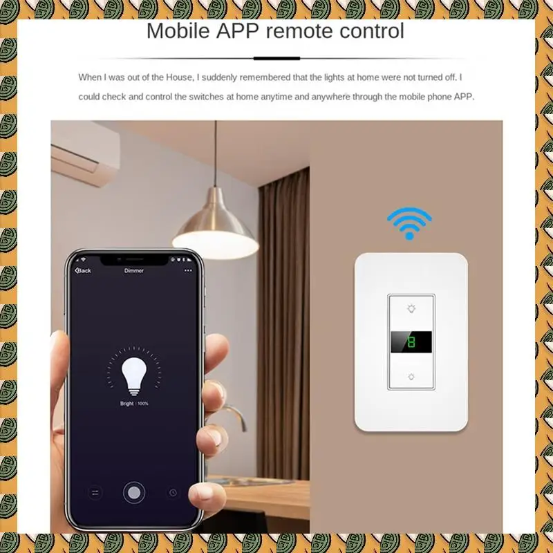 Wifi Smart Switch, Button Switch, Button Dimming Graffiti, Smart Life APP Control
Wifi Smart Switch, Button Switch, Button Dimming Graffiti, Smart Life APP Control
