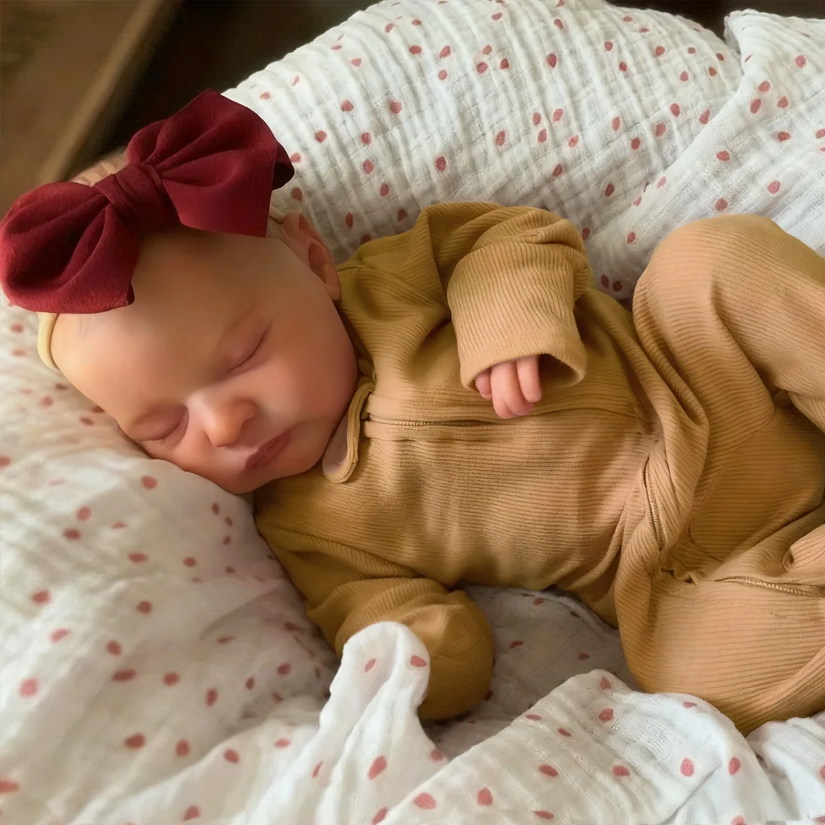 BZDOLL Realistic Full Body Vinyl 50CM Reborn Doll, 3D-Painting Visible Veins 20Inch Alive Newborn Lovely Birthday Dress Up Toy
BZDOLL Realistic Full Body Vinyl 50CM Reborn Doll, 3D-Painting Visible Veins 20Inch Alive Newborn Lovely Birthday Dress Up Toy
