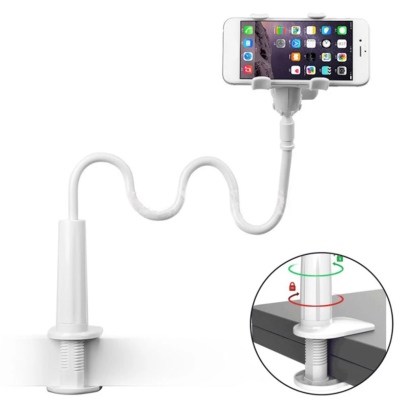 Flexible 360 Clip Desktop Mount Bracket Phone Stand Universal Phone Holder Long Arm Cell Phone Support for Bedroom KitchenParlor
Flexible 360 Clip Desktop Mount Bracket Phone Stand Universal Phone Holder Long Arm Cell Phone Support for Bedroom KitchenParlor