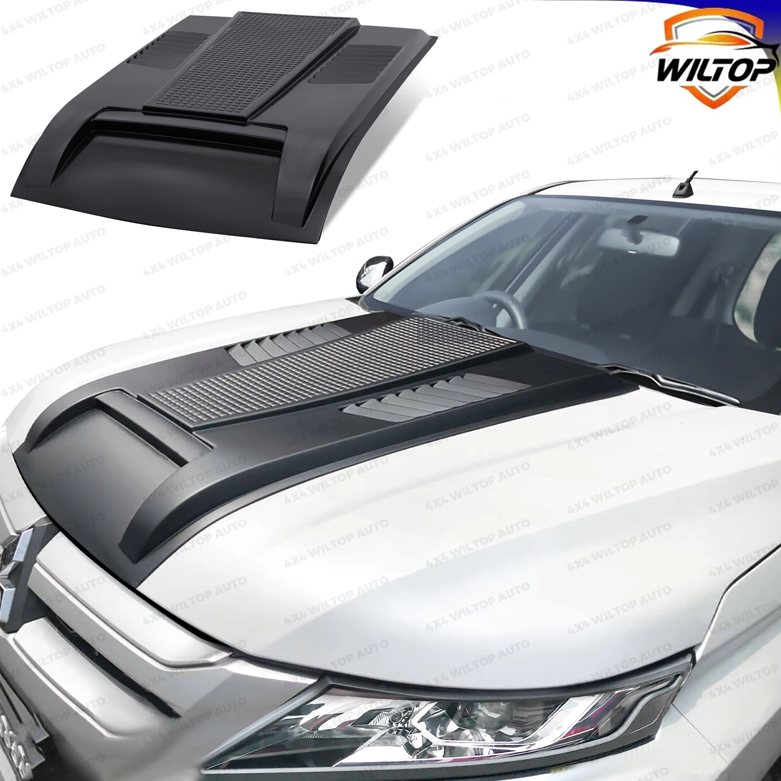 Matte Black Front Bonnet Scoop Hood Cover For Mitsubishi L200 Triton 2019 2020 2021 2022 2023 MR 4x4 Off Road Car Accessories
Matte Black Front Bonnet Scoop Hood Cover For Mitsubishi L200 Triton 2019 2020 2021 2022 2023 MR 4x4 Off Road Car Accessories