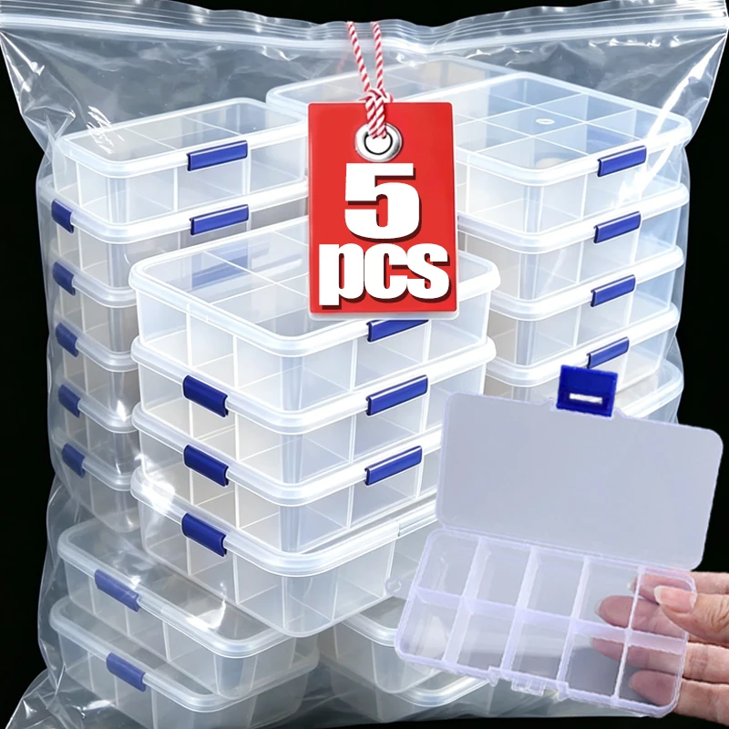 10/15Grids Multi Grid Transparent Plastic Boxes Grid Storage Box Bead String Accessories Classification Grid Toolbox
10/15Grids Multi Grid Transparent Plastic Boxes Grid Storage Box Bead String Accessories Classification Grid Toolbox