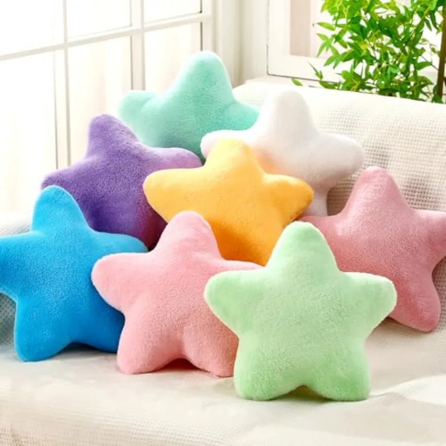 8 Pack Star Shaped Throw Pillow Gifts Decorations Mix Star Plush for Bed Sofa Throw Pillow Plush for Floor Room Sleepover Bedro
8 Pack Star Shaped Throw Pillow Gifts Decorations Mix Star Plush for Bed Sofa Throw Pillow Plush for Floor Room Sleepover Bedro