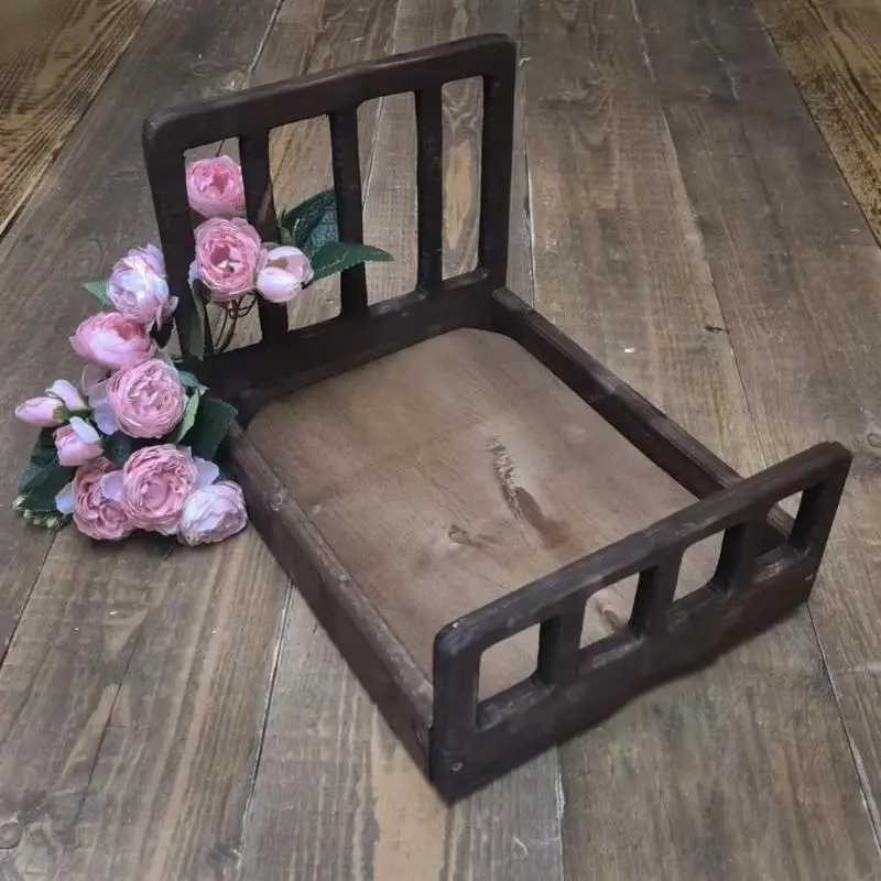 Infant Photo Props Wooden Bed Baby Photo Posing Furniture Backdrop Decorations 24BE
Infant Photo Props Wooden Bed Baby Photo Posing Furniture Backdrop Decorations 24BE