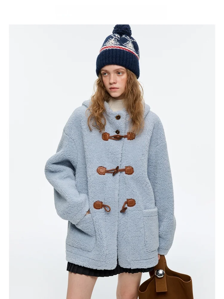 Warm Fce Lamb Fur Jaet Women's Winter Coat VEGA CHANG Brand Button Design Inteated Leather And Fur Outerwear
Warm Fce Lamb Fur Jaet Women's Winter Coat VEGA CHANG Brand Button Design Inteated Leather And Fur Outerwear