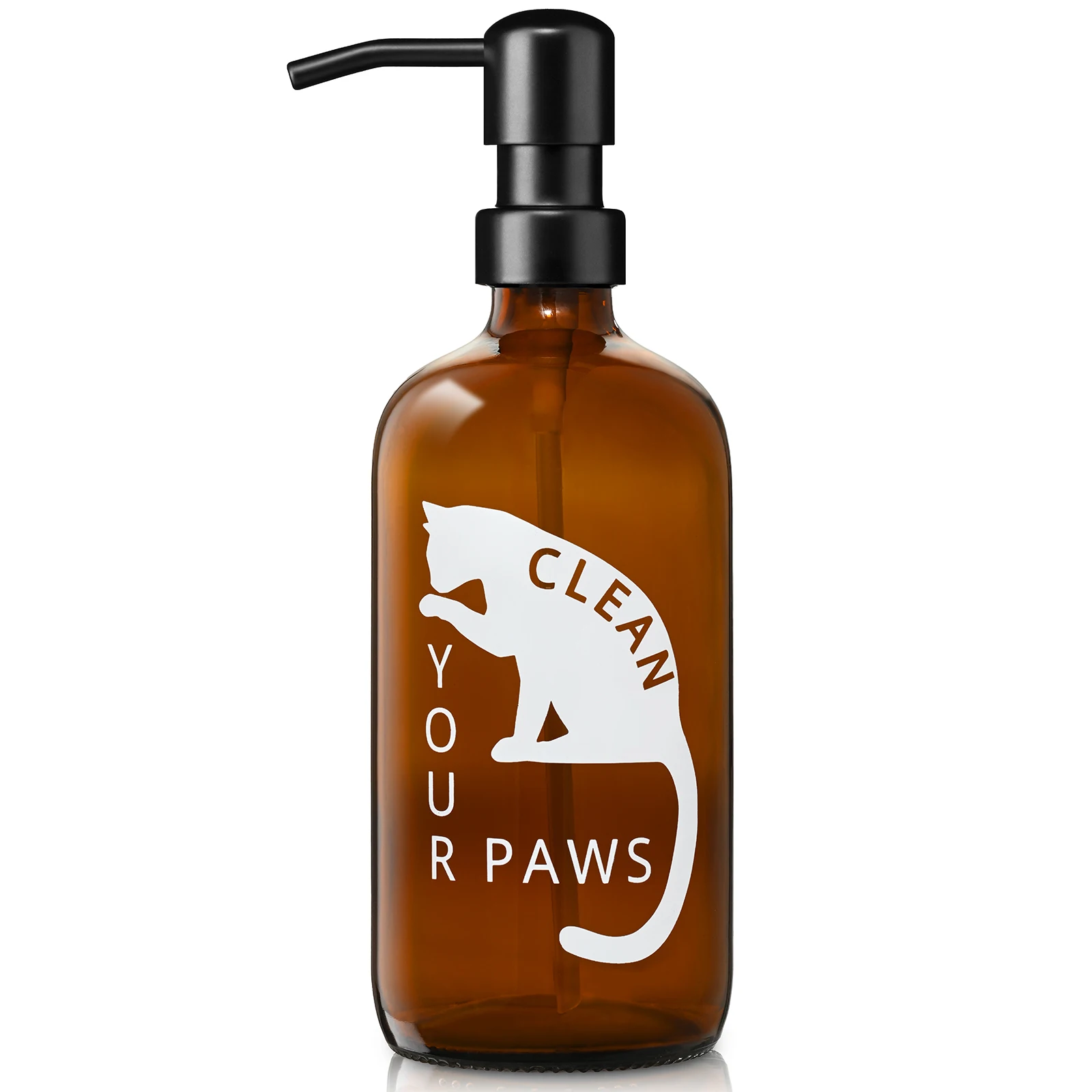 Boston Round Amber Glass Soap Dispenser with Pet Pattern For Bathroom and Kitchen Countertop Soap Dispensers
Boston Round Amber Glass Soap Dispenser with Pet Pattern For Bathroom and Kitchen Countertop Soap Dispensers