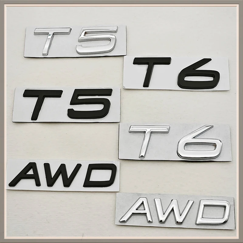 3D ABS Car Badge Logo T5 T6 AWD Rear Trunk Emblem Decals For Volvo S40 S60 S80 V60 V70 V90 XC40 XC60 XC90 Exterior Accessories
3D ABS Car Badge Logo T5 T6 AWD Rear Trunk Emblem Decals For Volvo S40 S60 S80 V60 V70 V90 XC40 XC60 XC90 Exterior Accessories