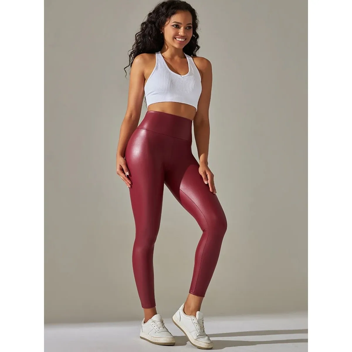 Леггинсы с высокой талией, женские повседневные облегающие сексуальные черные удобные дышащие эластичные брюки на весну и осень
Леггинсы с высокой талией, женские повседневные облегающие сексуальные черные удобные дышащие эластичные брюки на весну и осень