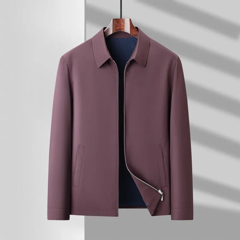 Middle-aged and elderly men's jacket 2025 spring and autumn new business leisure dad suit lapel solid color coat
Middle-aged and elderly men's jacket 2025 spring and autumn new business leisure dad suit lapel solid color coat