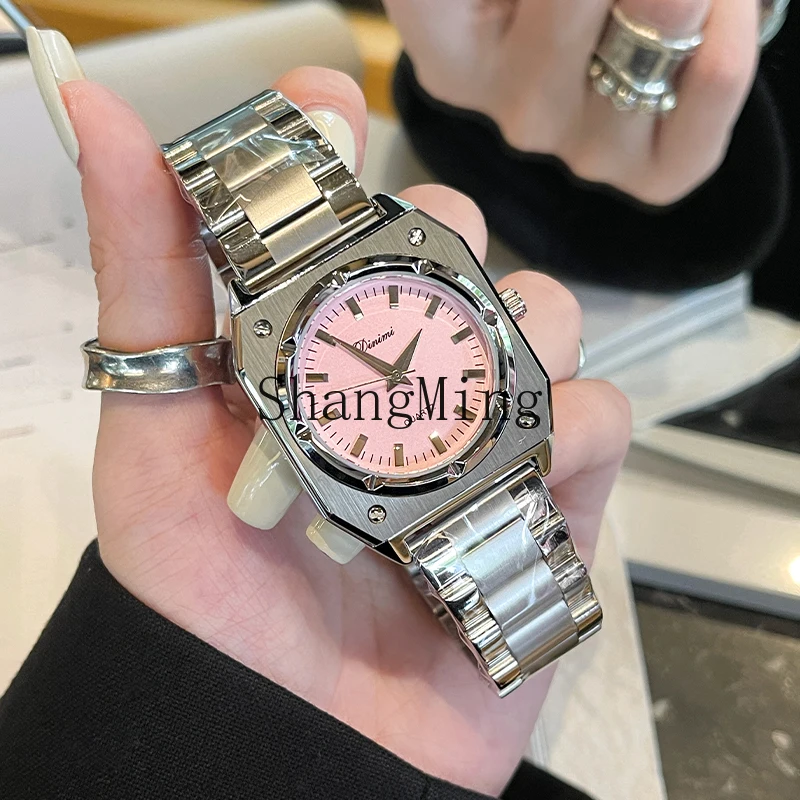 CL watch women's new dopamine fashion square steel belt large dial women's watch niche light luxury
CL watch women's new dopamine fashion square steel belt large dial women's watch niche light luxury