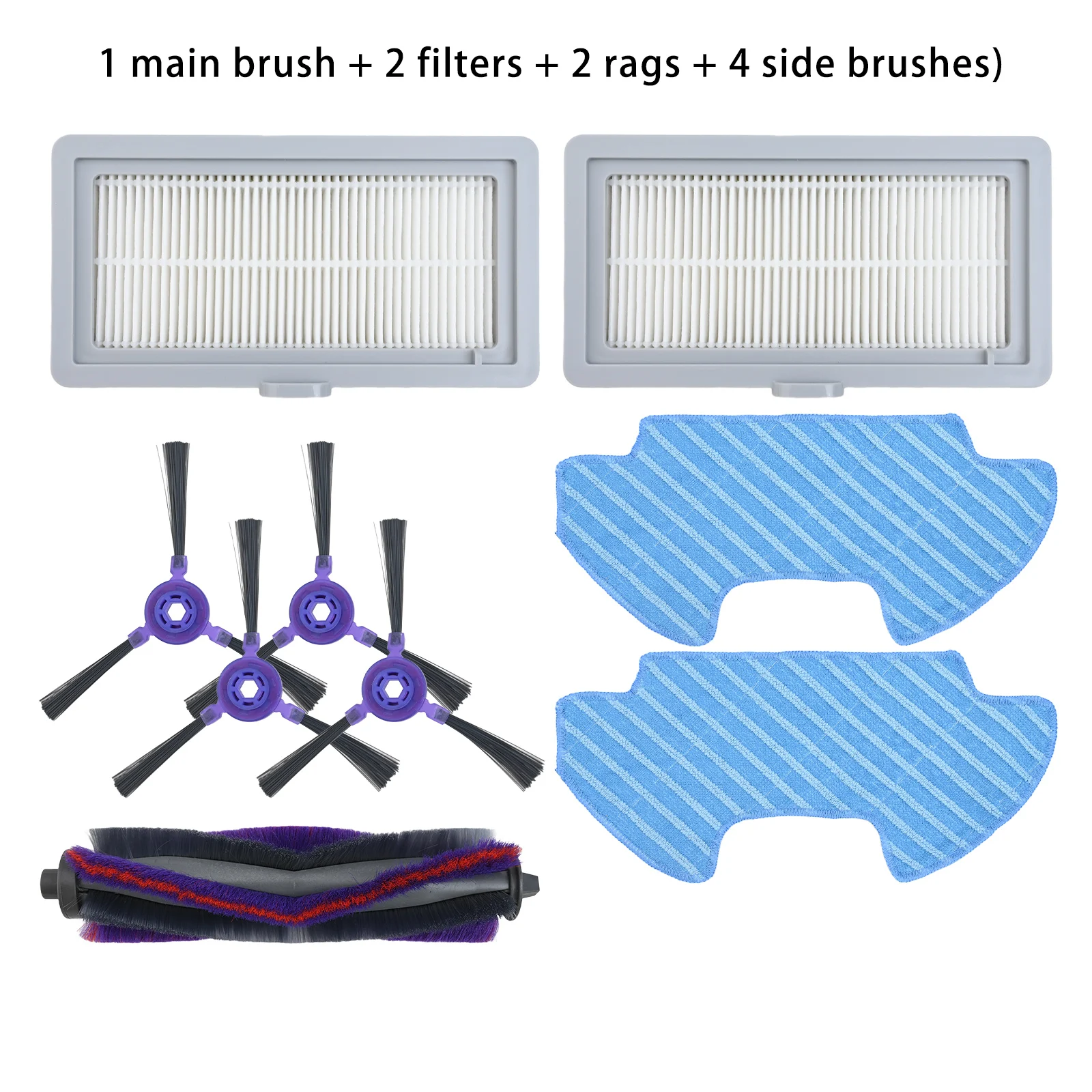 Filter Vacuum Cleaner Roller Brush Cleaning Tool Accessories Main Brush Side Brush Household Kitchen For Samsung 2-in-1 PowerBot
Filter Vacuum Cleaner Roller Brush Cleaning Tool Accessories Main Brush Side Brush Household Kitchen For Samsung 2-in-1 PowerBot