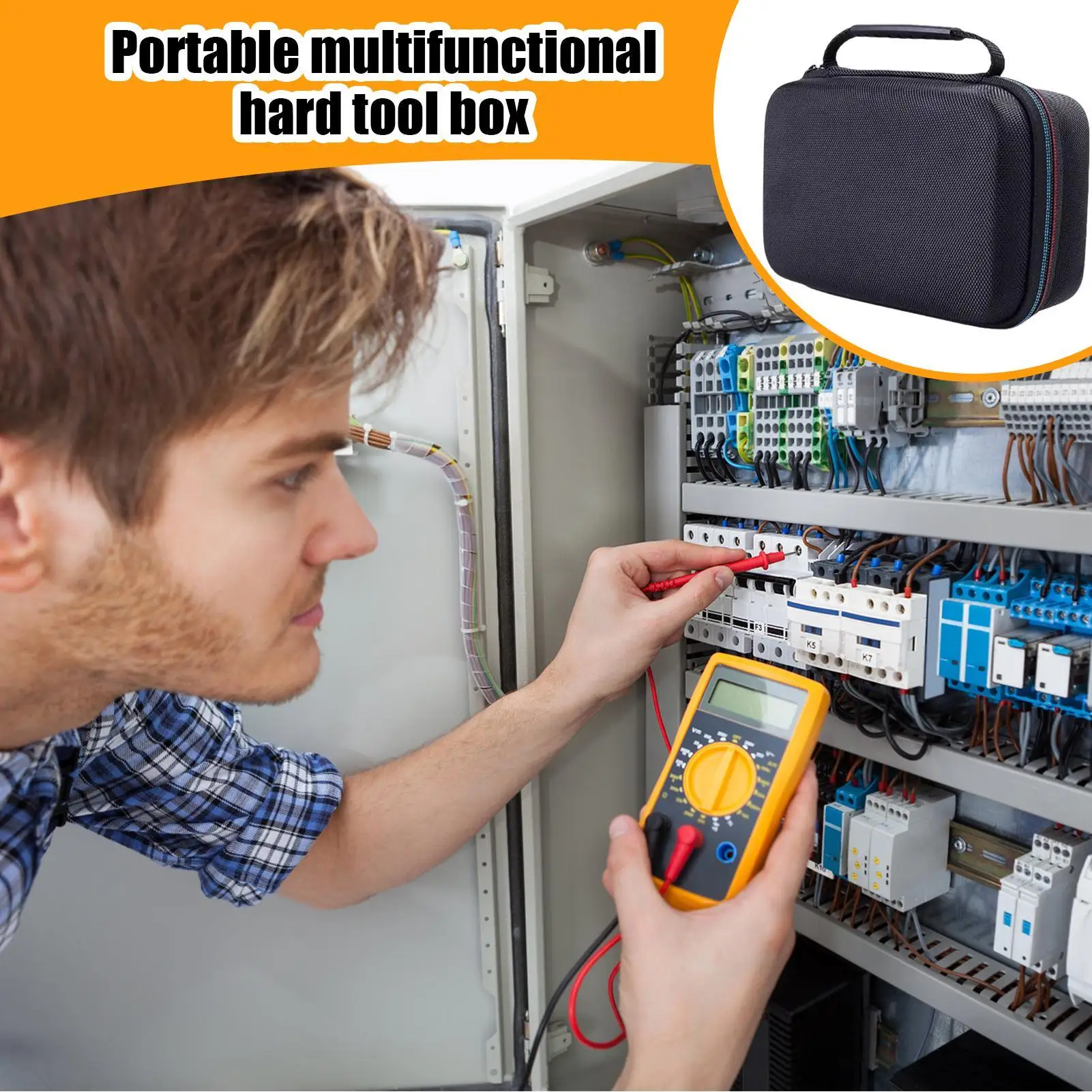 Waterproof Storage Case Multifunctional Portable Hard Case Tool Bags For Cables Instruments Business Users Home Users Outdoor
Waterproof Storage Case Multifunctional Portable Hard Case Tool Bags For Cables Instruments Business Users Home Users Outdoor
