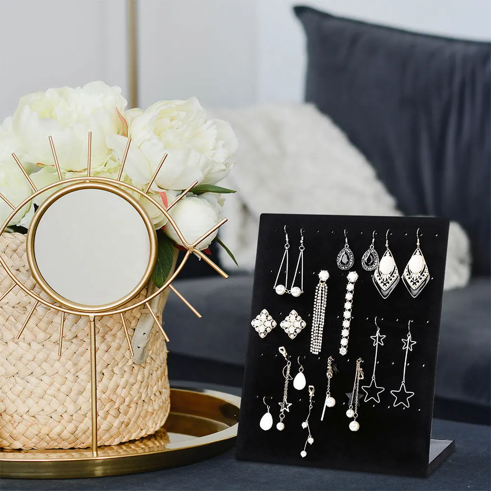 2Pcs Earring Necklace Jewelry Display Stand Organizer Multiple Holes Portable Showcase for Men Women Vendors Organized Display
2Pcs Earring Necklace Jewelry Display Stand Organizer Multiple Holes Portable Showcase for Men Women Vendors Organized Display